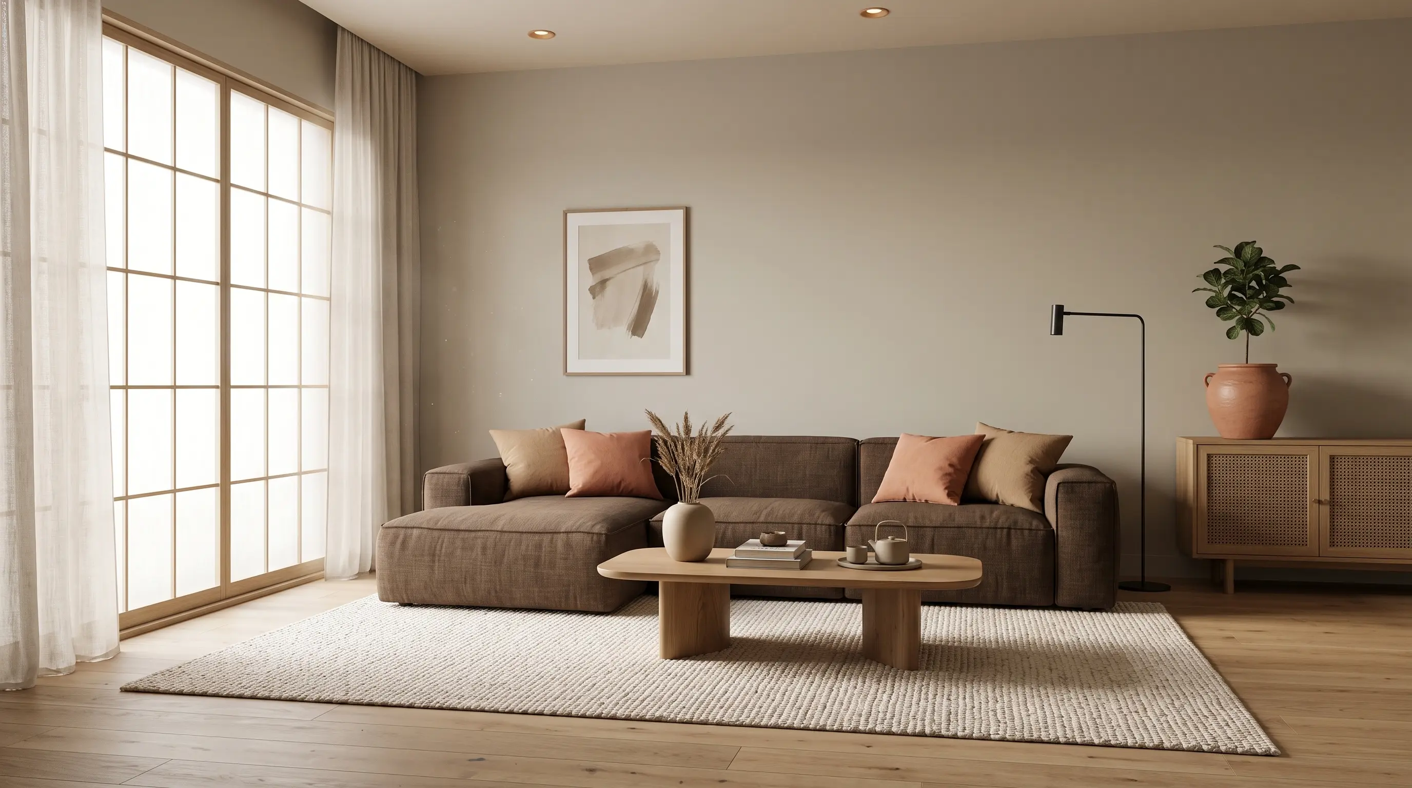 Stunningly staged room background