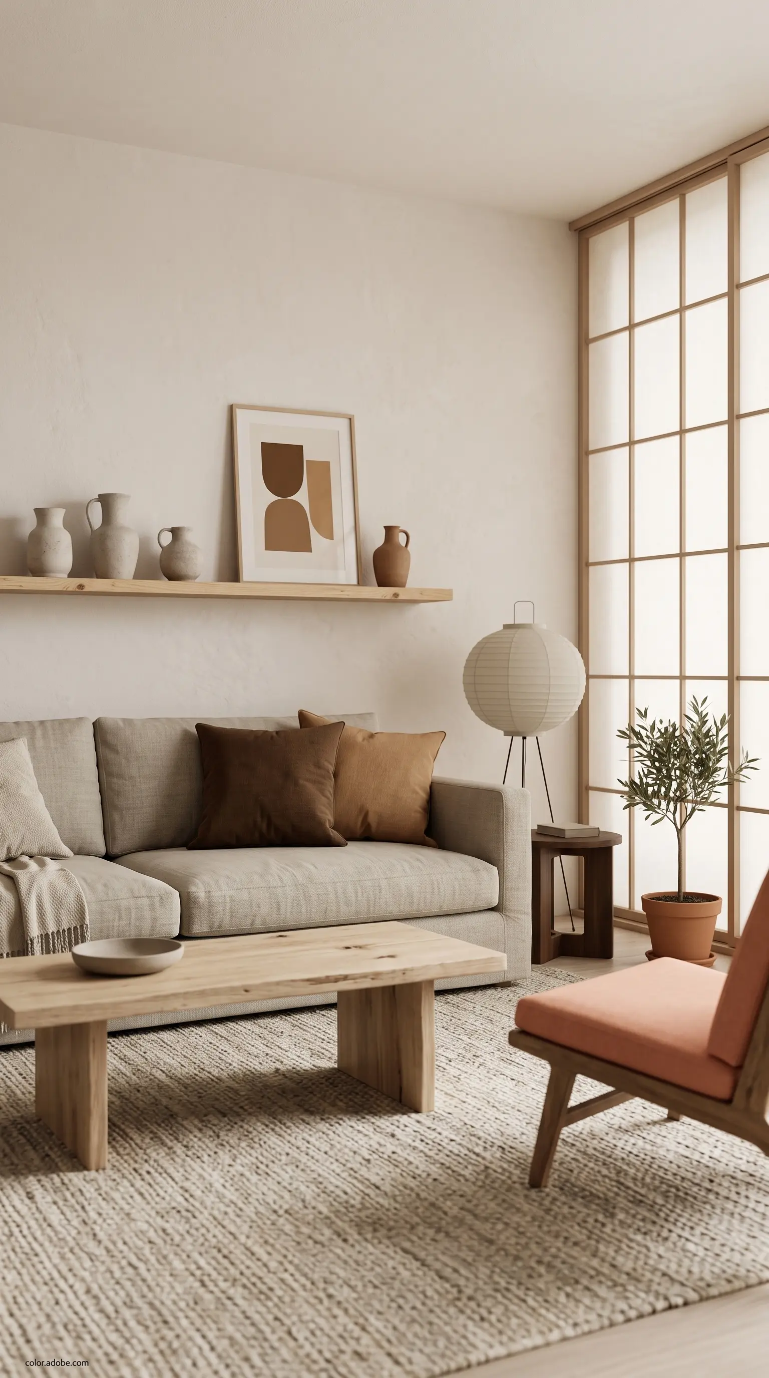 Stunningly staged room background